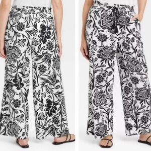 Knox Rose Black Floral Pants